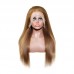 Stema #6 Brown 13x4 Transparent Lace Frontal Straight Wig
